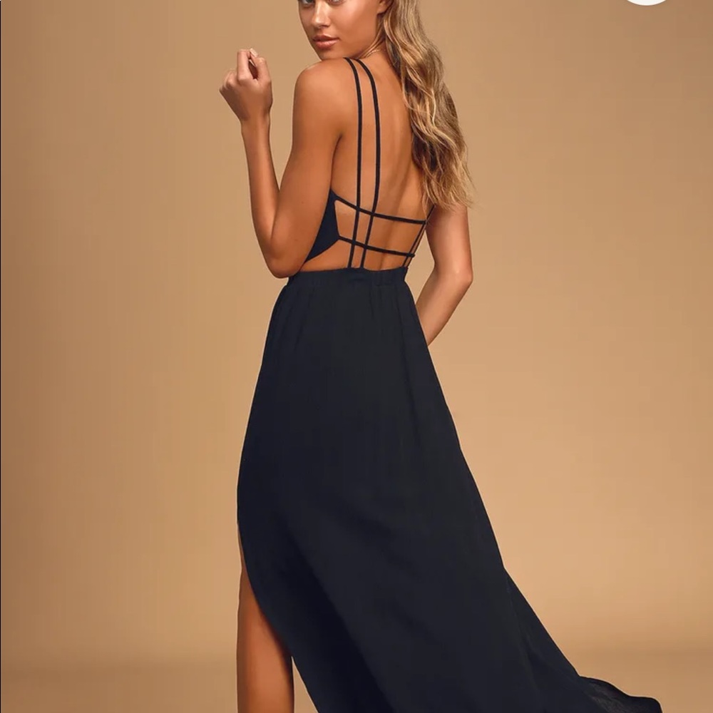 NWT: LuLus: Lost in Paradise Backless Maxi